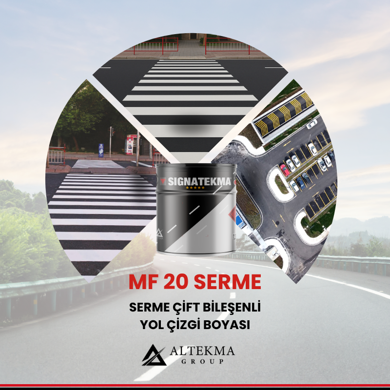 MF 20 | Serme Çift Kompenantlı Yol Çizgi Boyası