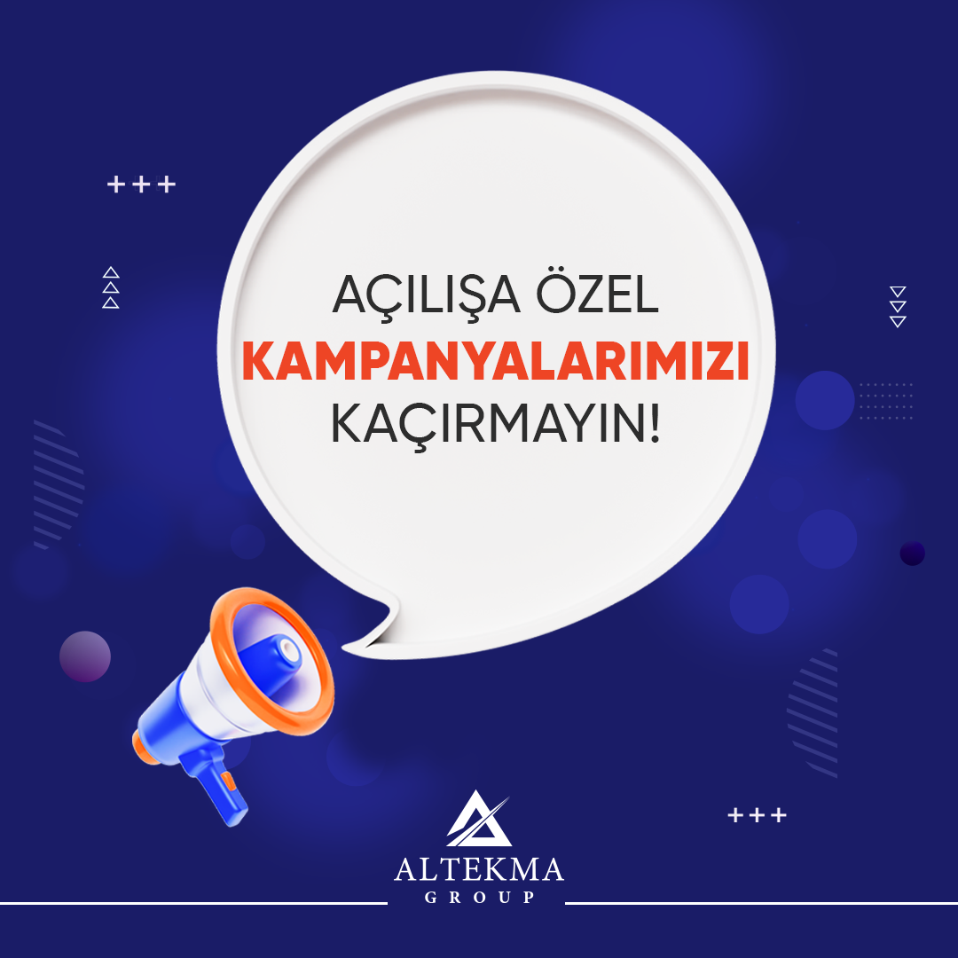 Açılışa özel kampanyalarımızı kaçırmayın!